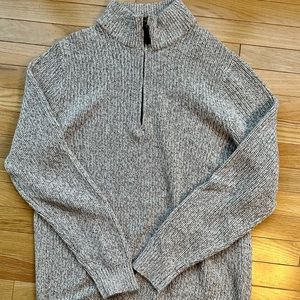Men’s half zip sweater large tall